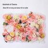 Qixi Festival Rose Flower Wall: Simulated Floral Background for Photography, Indoor Decor, and Wedding Celebrations