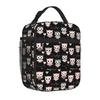 Owl Funny Lunch Bag Women Portable Lunch Box Insulated Cooler Reusable Bento Container Waterproof for Work School Travel Picnic