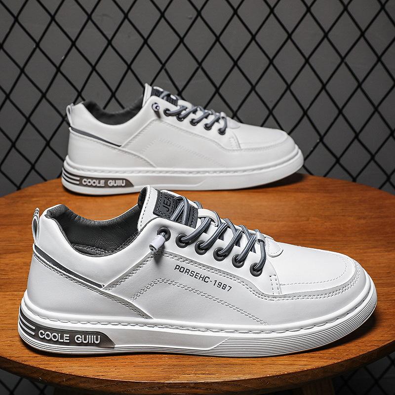 Men's Shoes Summer White Shoes Men's Sports Student Leisure Board Shoes