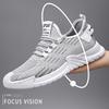 Foreign Trade 2025 Spring New Fashion Trend Mesh Breathable Lightweight Soft Sole Men's Versatile Casual Shoes Men