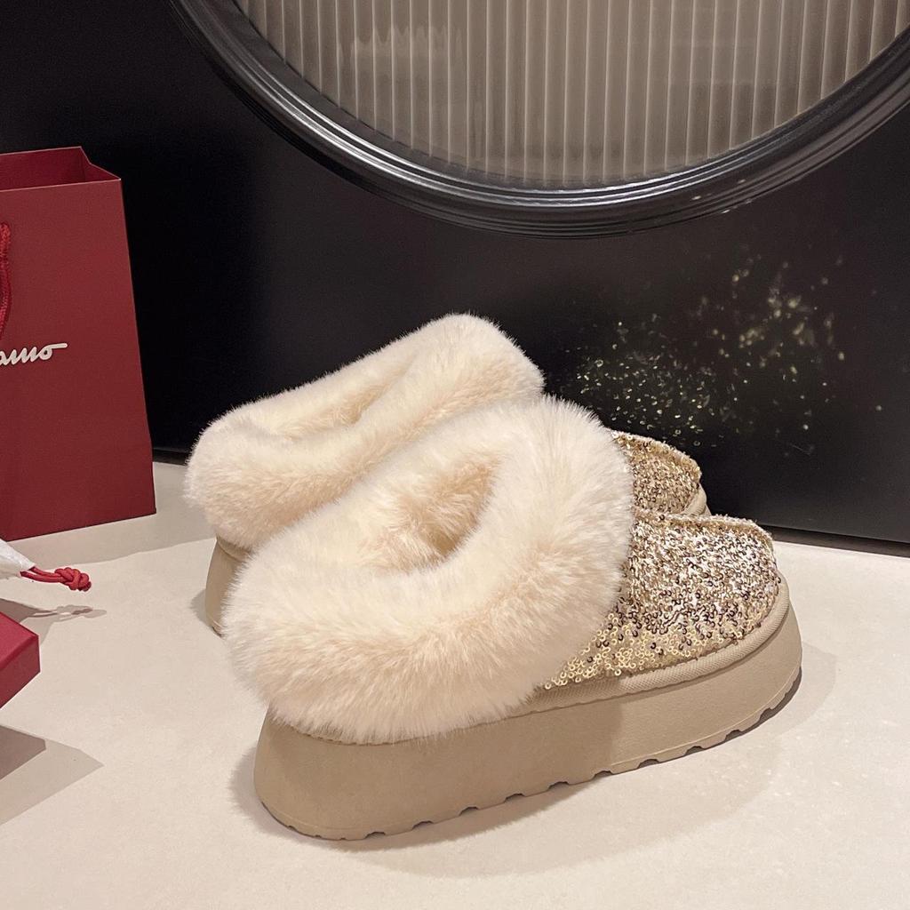 2024 Women's Plus Size Winter Thick-Soled Warm Snow Boots