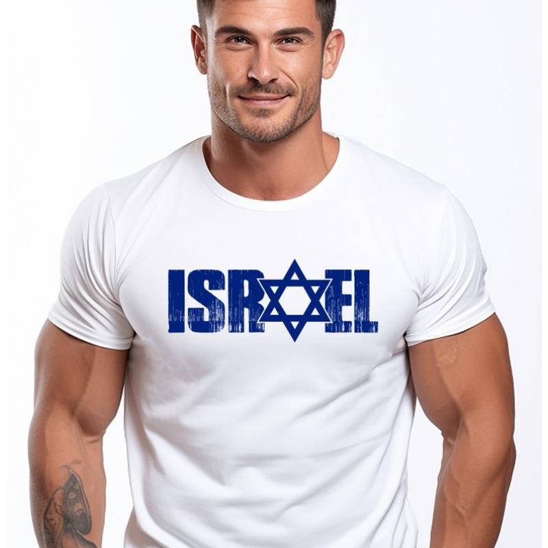 Israel Tshirt Jewish Star Tshirt Israeli Military Army IDF Tzahal Graphic T Shirts Harajuku Vintage T Shirt Cotton Tee Tops Unisex