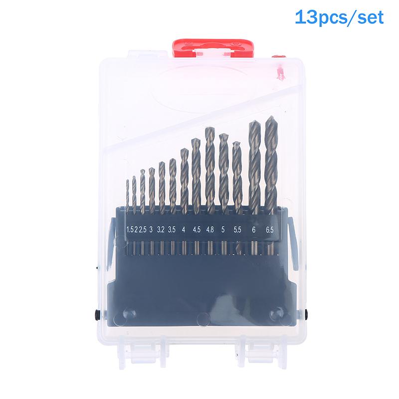 

13/19/25Pcs HSS M35 Cobalt High Speed Steel Twist Drill Bit Tool Set Of Drills Accessories For Metal Stainless Steel Drilling