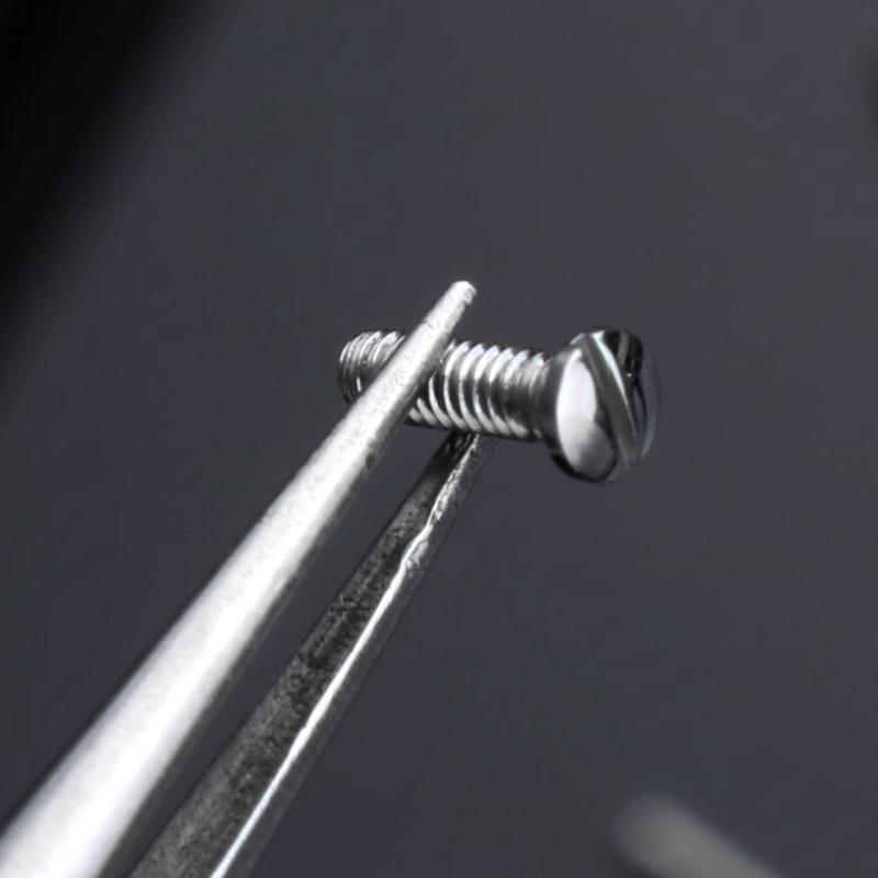 For Cartier Santos 100 Solid Stainless Steel Screw Men Women Watch Screw Sandoz Face Cover Bottom Cover Screw Metal Accessories