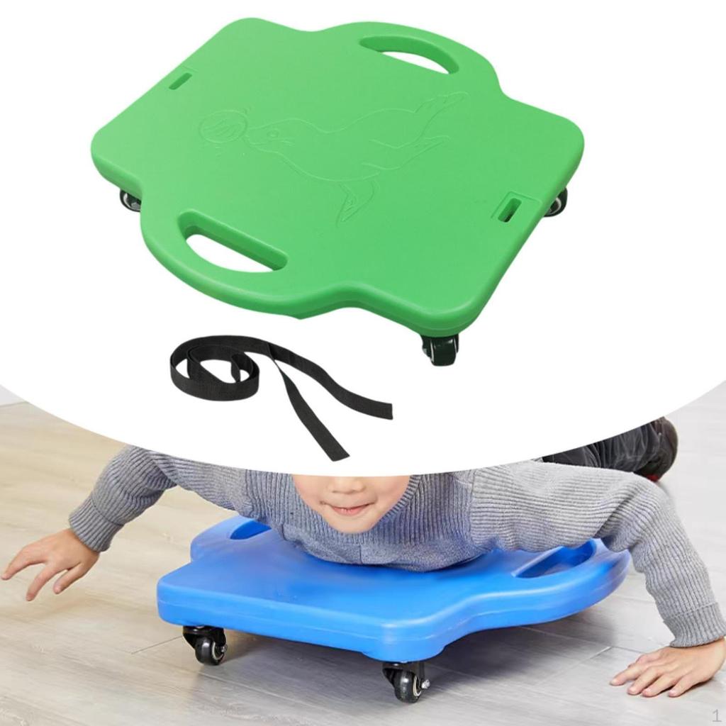 FLAT BOARD SCOOTER für die HINTERE PATIERO der GYM PATIO im HAUS