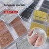 Mixed Size Steel Ball Nail Art Accessories: Gold, Silver, Rose Gold, Gunmetal, Black