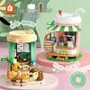 Fangcheng FC8520 Dreamy Cottage Coffee & Milk Tea Shop Building Blocks Toy Set