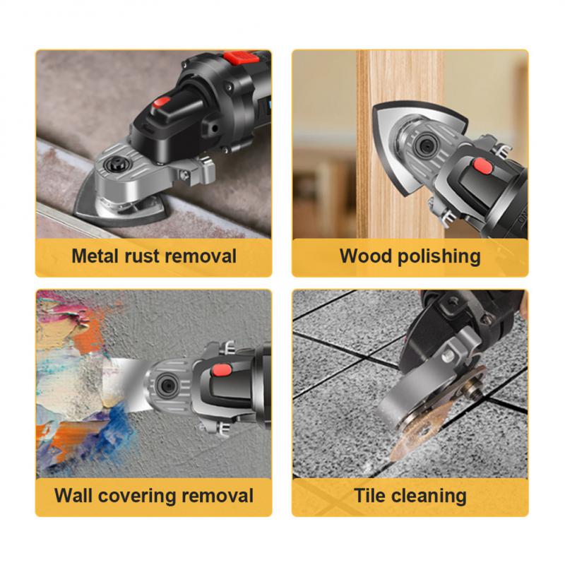 Angle Grinder Conversion Universal Head Adapter M10/14 Thread for 100 125 Type Angle Grinder Polisher Polishing Oscillating Tool