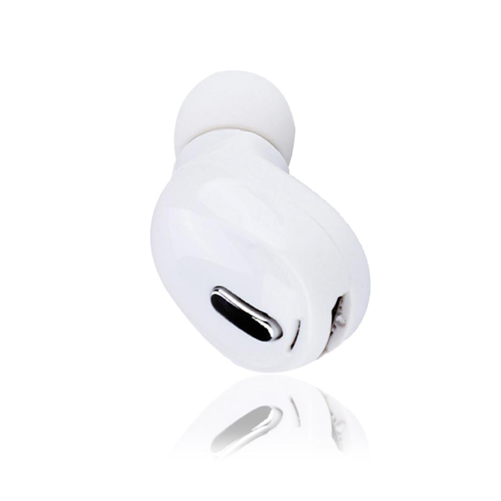 Mini Sports Wireless Bluetooth Headset Universal Earphones Headphones Earbuds(white)