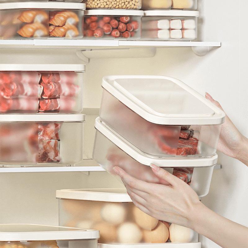 Vegetable & Meat Freezer Storage Box with Fruit Compartment