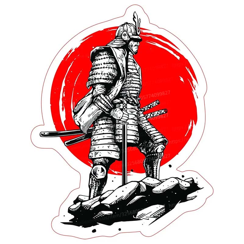 For Personality Samurai Car Sticker Vinyl Decal Waterproof Window Motorcycle Camper Bumper Truck Laptop Decoration SH502