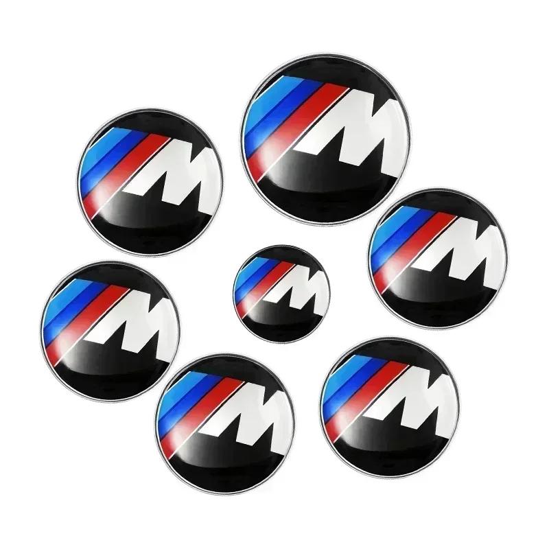 2025 Heiß 7 Stück 82mm 74mm 45mm Auto Front Motorhaube Heck Kofferraum Emblem Abzeichen Logo Für Bmw E46 E39 E38 E90 E60 Z3 Z4 X3 X5 X6