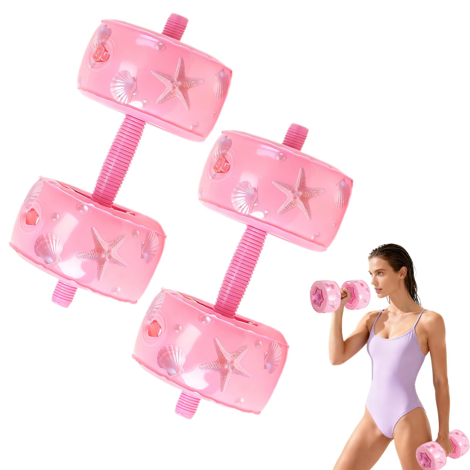 

Water-filled dumbbells, adjustable from 4-7kg, quiet design for apartment use, foldable for travel and home use, perfect for women and beginners