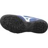 Mizuno Potrero Wide Jr. Pantofi de Fotbal pentru Copii cu Vârf Rotund, cu Șireturi, Antiderapanți, Durabili, cu Top Scund, Pantofi de Fotbal pentru Copii Albastru Alb P1GE189227