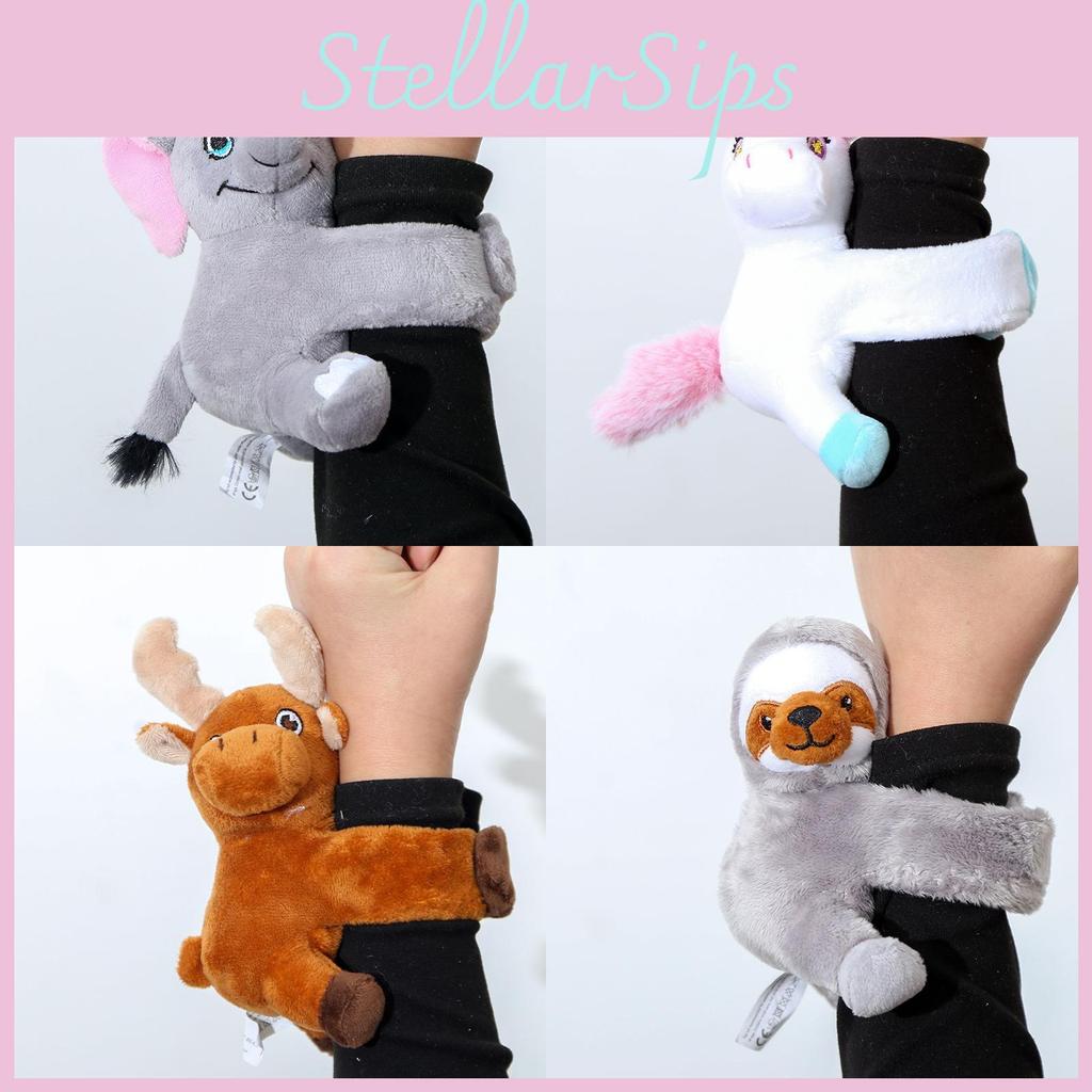Elephant Unicorn Animal Plush Toy Wrist Puppet Handheld Doll For Kids And Girls Gift