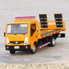 1/32 Nissan Traffic Road Rescue Wrecker Car Model Alloy Diecast Engineering Trailer Truck Model Simulation Sound Light Kids Gift