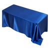 Satin Tablecloth and Table Runner, Polyester Table Cover for Wedding, Party, Christmas, Birthday, Hotel Decoration, 145305/57120
