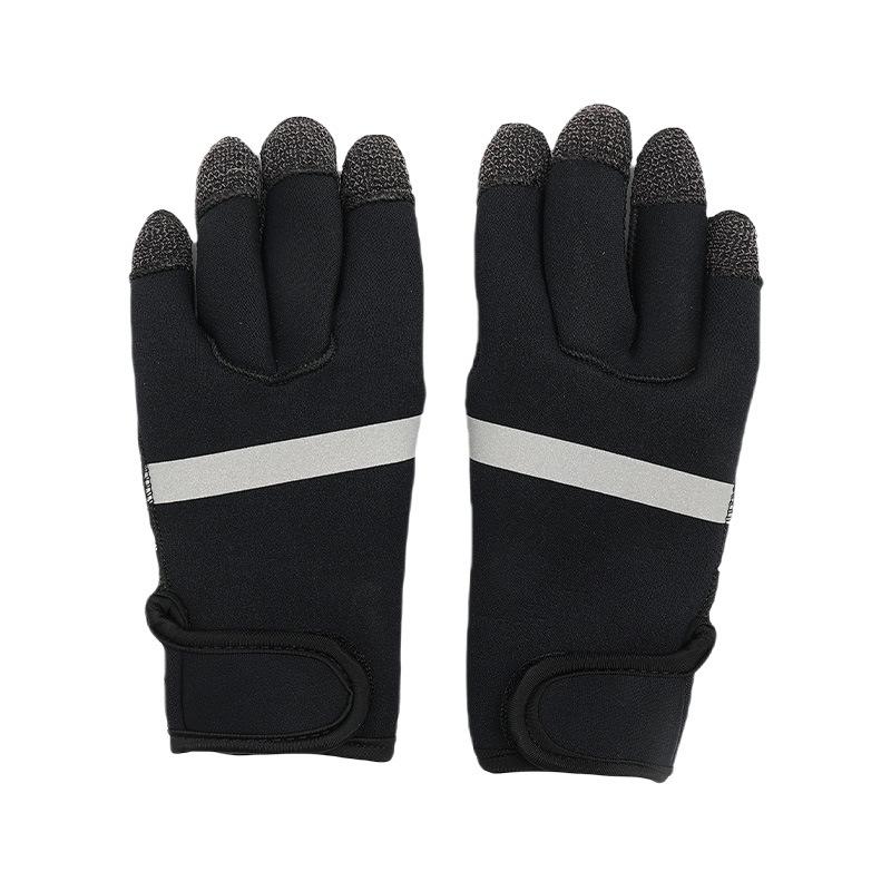 Water Rescue Gloves Waterproof and Anti Slip Kayak Gloves Rescue Diving Thermal Insulation Gloves M чёрный