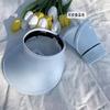 New Sun Hat Women's Sun Protection Hat Adjustable Empty Top Large Brim Summer Outdoor Foldable Sun Hat