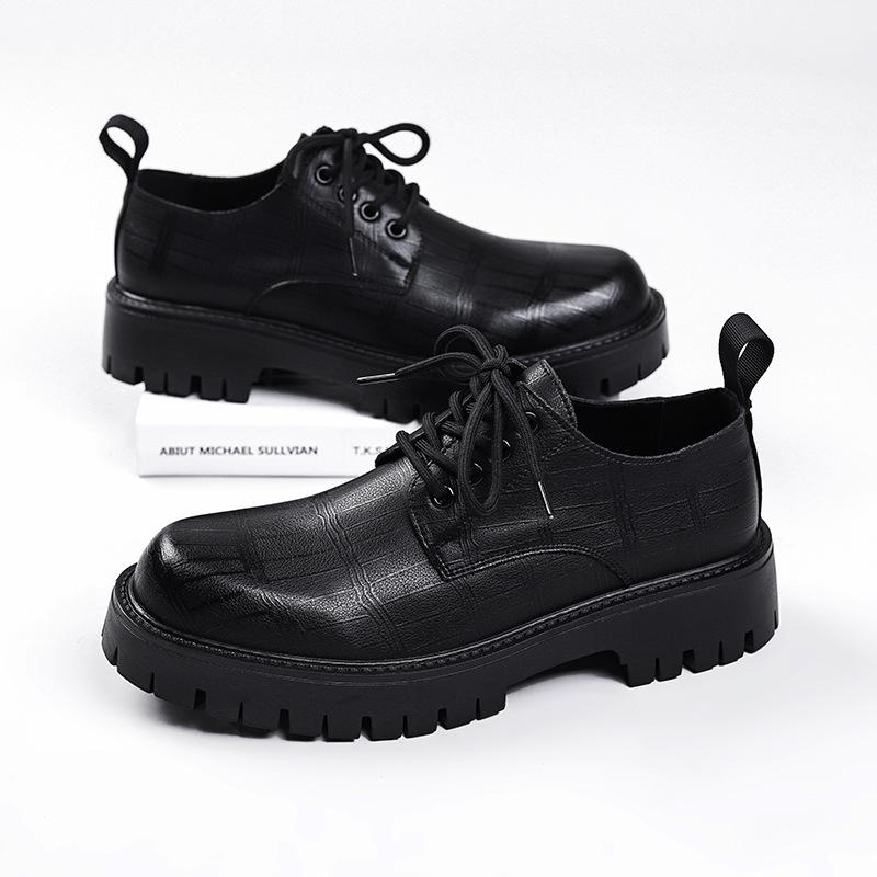 British Men's Shoes Men's Best Man Groom Business Dress Soft Sole Spring Casual Leather Shoes Men's Wedding Shoes 98138-W