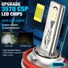 2 Pezzi Canbus H11 LED H7 H8 9005 HB3 9006 HB4 Lampadine LED per Fari 6000K 70W 40000Lm Super Luminose 24 Nuclei CSP Turbo Faro DRL Luce di Marcia Diurna