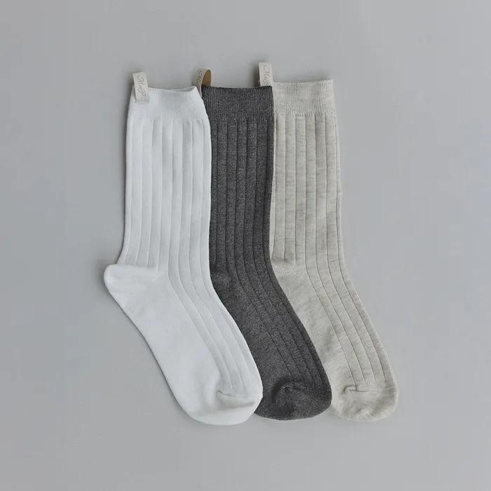KAI RIBBED SOCKS_3COLORS