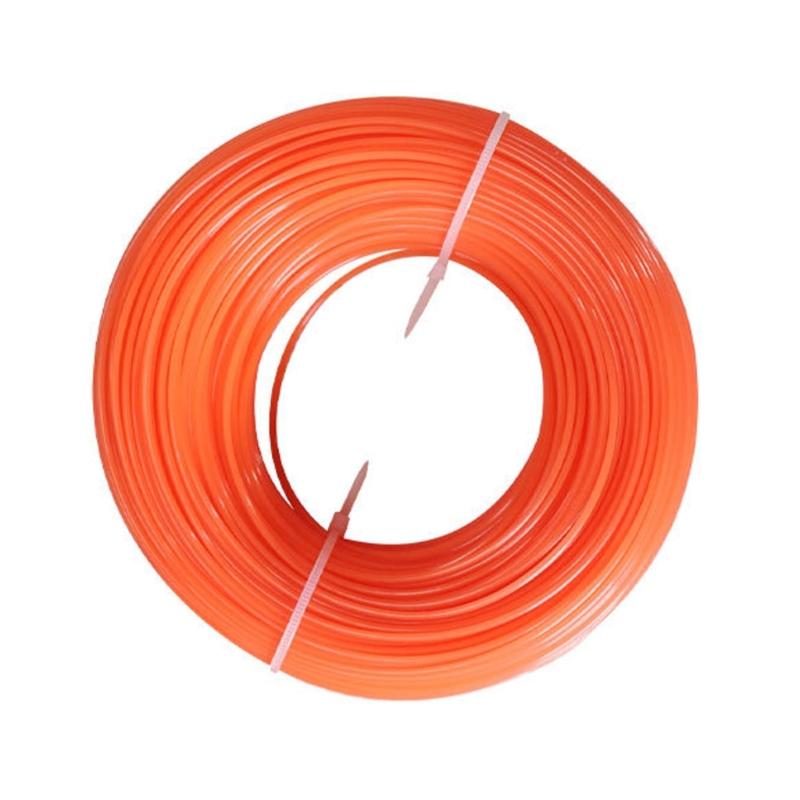

Multipurpose 1.6/2.0/2.4mm Diameter 100m Length Grass Trimmer Line Cord for Lawn Mowers and Outdoor Landscaping Tasks 1.6mmx100M помаранчевий