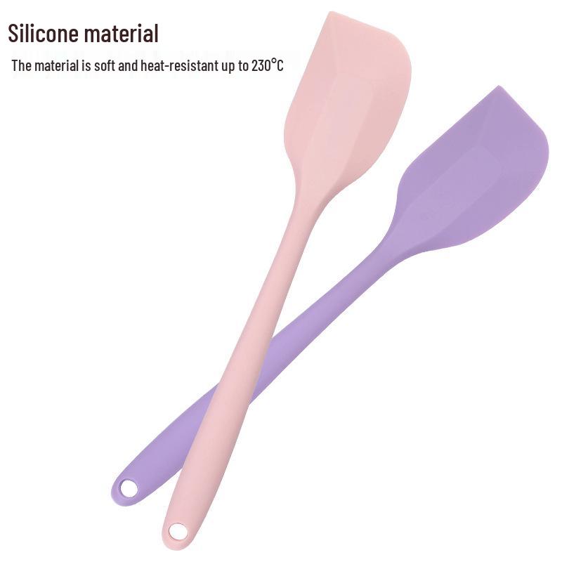 Silicone Spatula Set: Heat-Resistant, One-Piece Scrapers for Mixing & Baking (Small & Large Sizes)