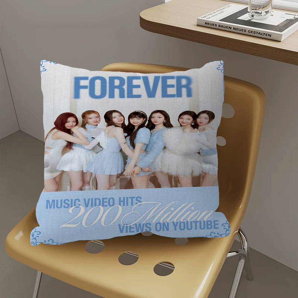 Kpop Style B-Babymonster Personalized Picture Text Home Decorative Pillows Household Gifts 45X45Cm