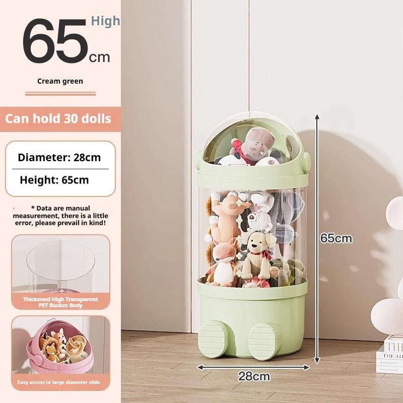 Transparent Doll Storage Bucket Large Capacity Plush Toy Storage Tube Multi-Layer Classification Box Suitable For Children 8280₽