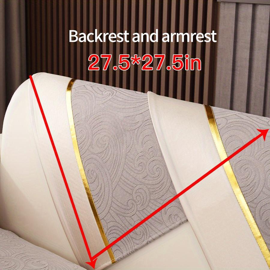 

1 шт. Новая китайская диванная подушка Four Seasons Universal Chenille Sofa Cover Full Cover Cloud Pattern Sofa Cover 70*70cm серый