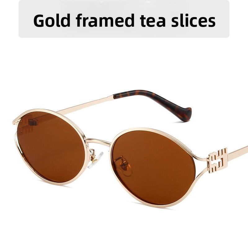 Summer Oval Sunglasses With Uv400 Protection For Fashionable Women And Men