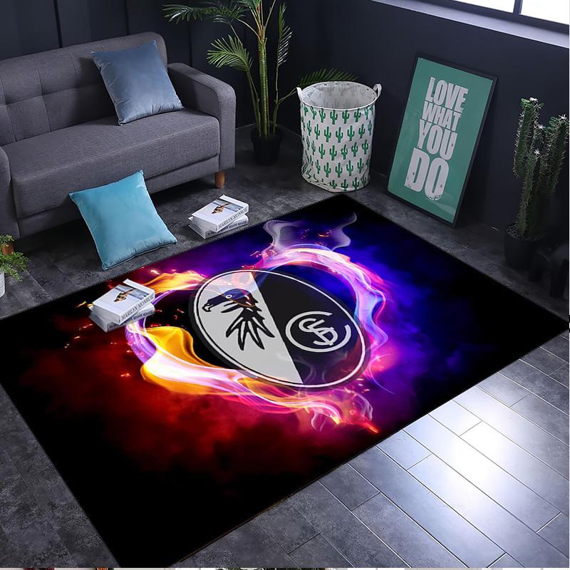 1PC Rug Club Crest Design Carpet, Chair Rug,Area Rug for Office Bedroom Living Rooms Bedroom, Doormat Decor Christmas Fan Gifts