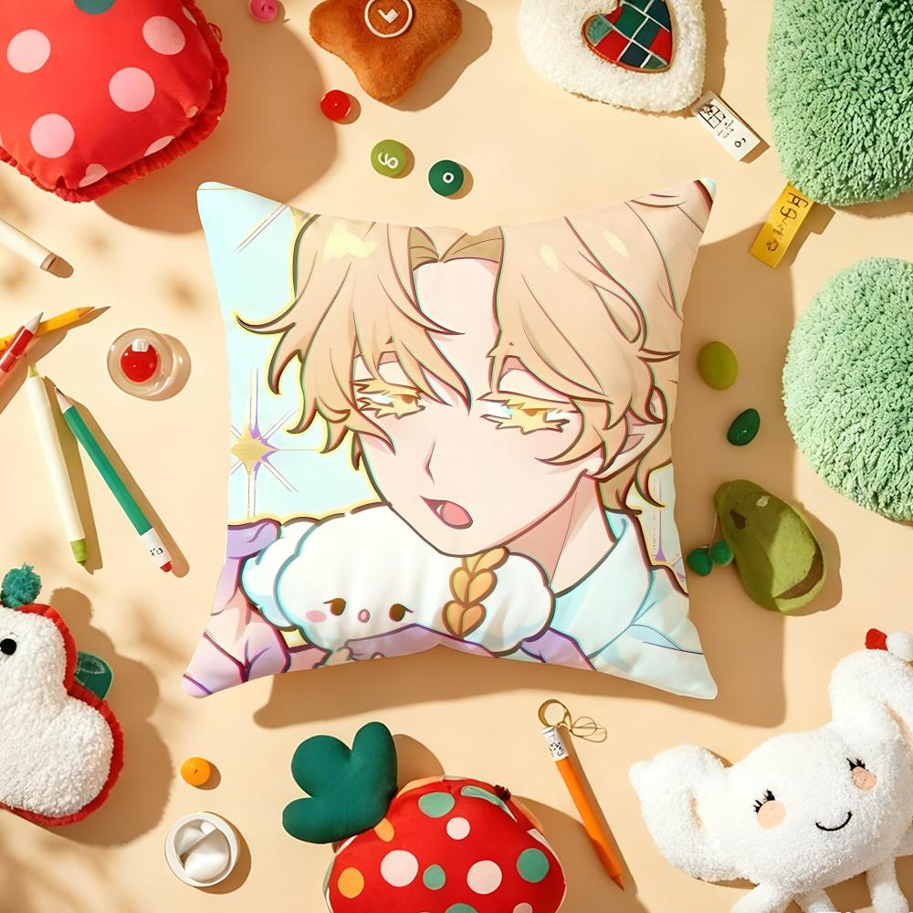 A-Alien S-Stage Luka Cool Anime Boy Pillow Case Plush Fabric Soft Double-Sided Printed Sofa Warm Winter Home Gift Cushion Cover