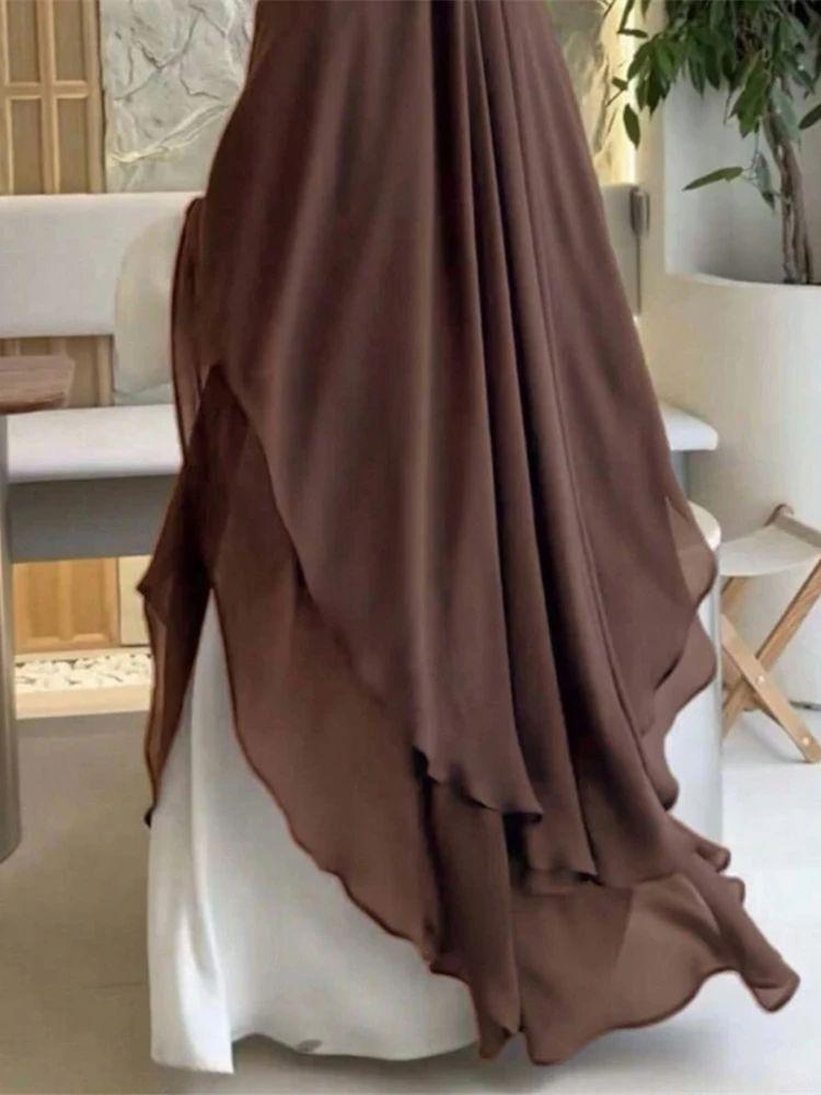 Ramadan Khimar Abaya Saudi Arabia Turkey Islam Muslim Hijab Dress Prayer Clothes Abayas for Women Kebaya Robe Femme Musulmane