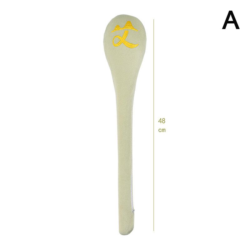 High Elasticity Latex Velvet Massage Pat Fu Character Slap Stick Massager Back Pain Relief Portable Body Vibration Hammer