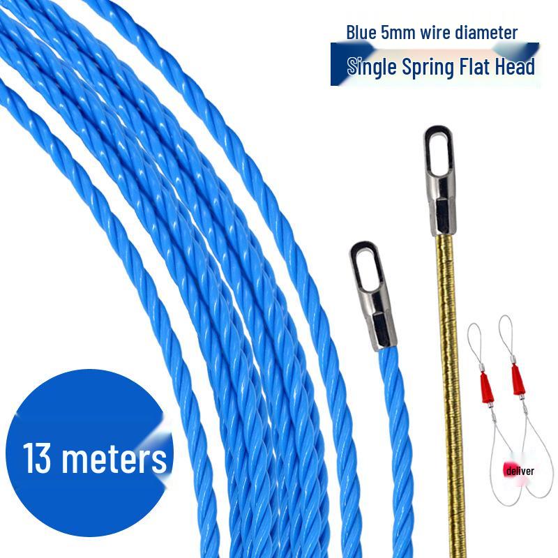Elektriker-Einziehwerkzeug: Verdeckter Kabelzugseil & Schnurspannband Leerrohr-Gewindeschneider.