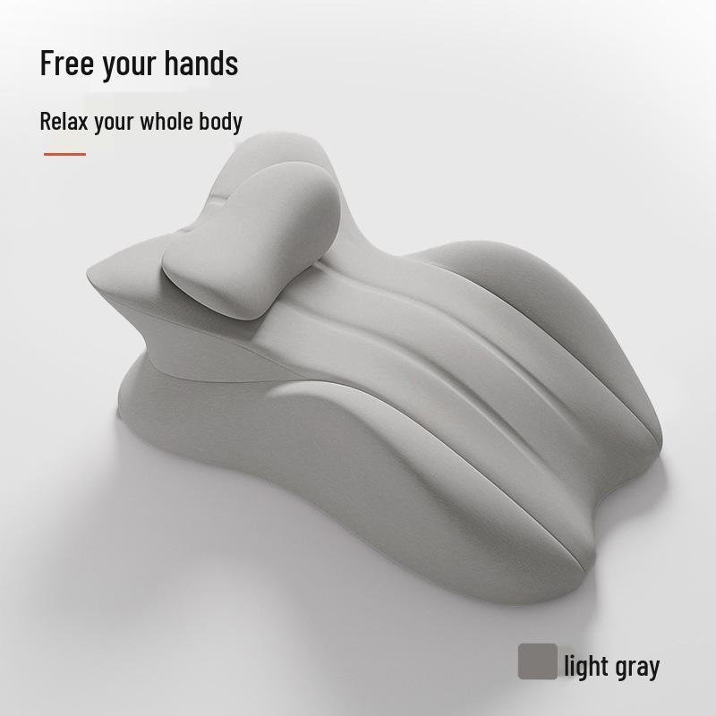 Multi-Use Heating Pillow: Face-Down, Headboard Recliner, Leg Support, Back Support, Sleep, Read, or Phone Play Comfortably.