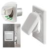 Dryer Exhaust Vent Cover with Screws House Vent Covers Exterior Easy Installation Dryer Vent Duct Cover for House Ventilation
