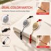 Sport Style Tennis Racket Bracelet Metal Chain Weave Rope Bracelet  Sporty Accessories