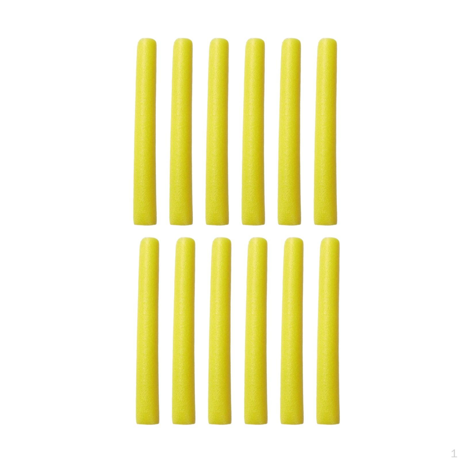 

12x Защитный чехол из пены для столбов ограждения батута для труб Желтый