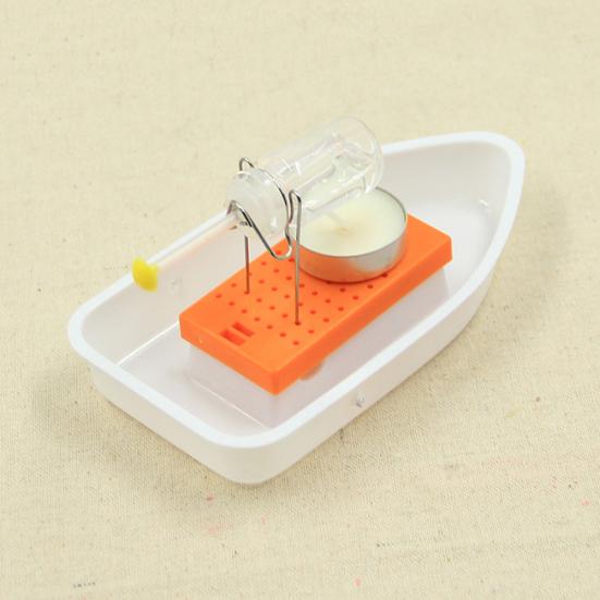 Klassisches Hitze Dampf Kerzenboot Angetriebenes Schnellboot Wissenschaftliches Experimentierspielzeug