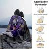 1 Stück, Jack Skellington und Null: Eine gruselige Halloween-Heimdekorationsdecke Schlafzimmer, Wohnzimmer, Reisen, Camping, Auto