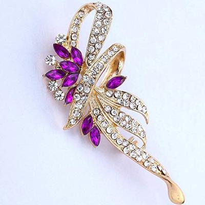 Brooch Delicate Reusable Flower Shape Alloy Brooch Pin for Party