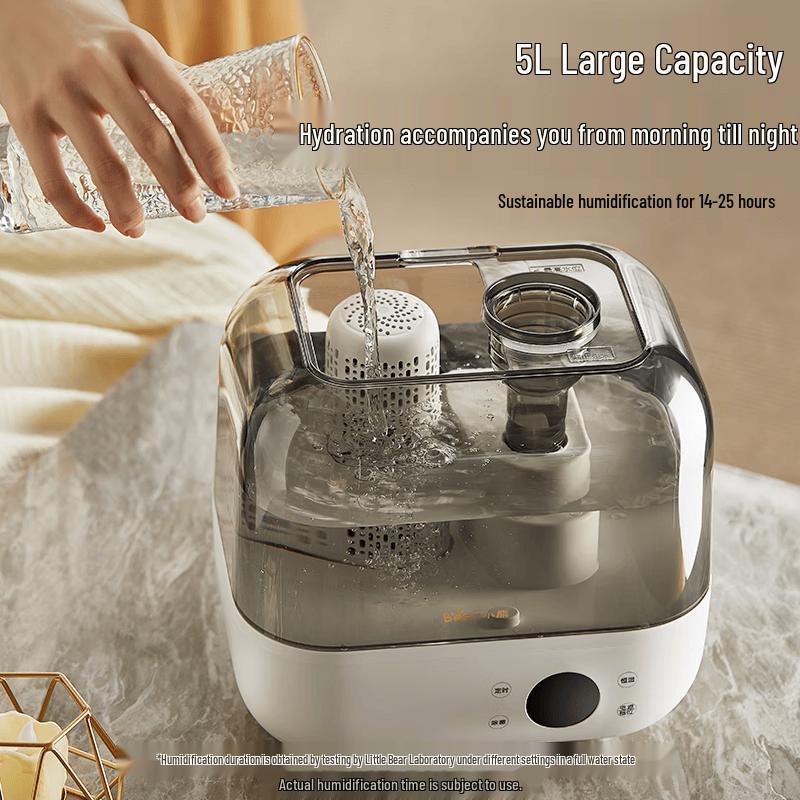 Bear 5L Large Capacity Ultrasonic Humidifier CN plug (adapter included)