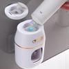Upgrade Your Bathroom With This 1Pc Toothpaste Squeezer And Storage Rack - Automatic Toothpaste Refills Made Easy!