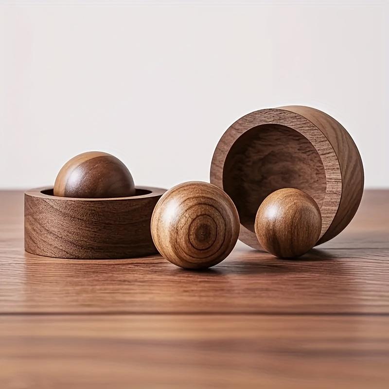 Planet Convenient Home Fragrance Wood Car Ornaments Solid Wood Reed Diffuser Indoor Essential Oil Wooden Ball Fragrance Expander