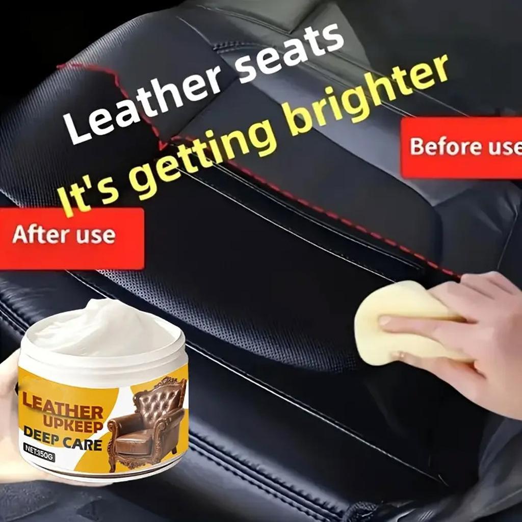 Car Leather Seat Maintenance Cream Interior Leather Maintenance Oil Leather Shoes Universal Multi-functional Leather Cleaning Cream