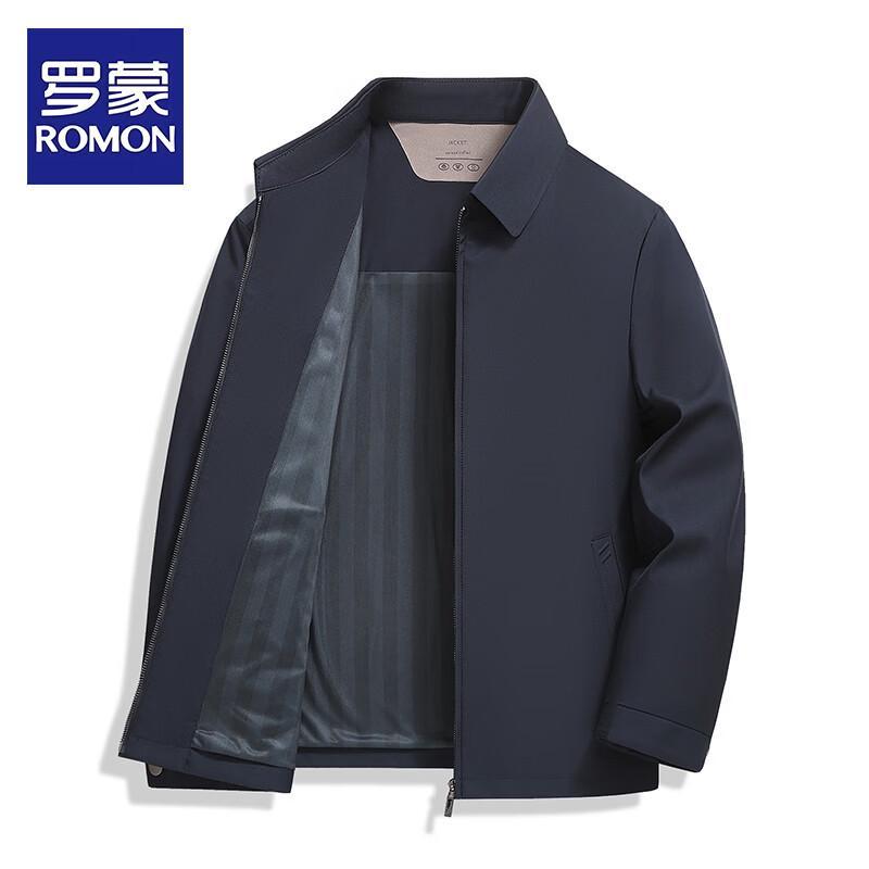 ROMON Men's Autumn Business Casual Lapel Jacket