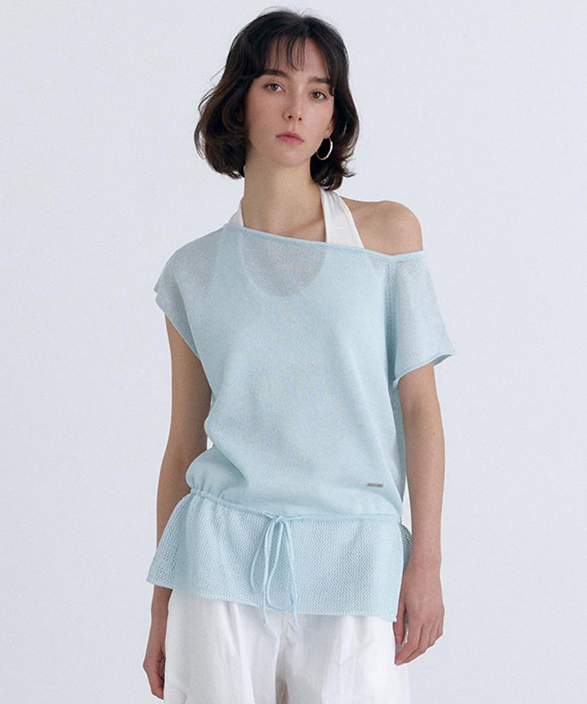 CLO'ET Asymmetrical Loose Fit Knit Top + 3 Colors